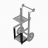 Sound Cart - Front 8U Uprights Black Edition